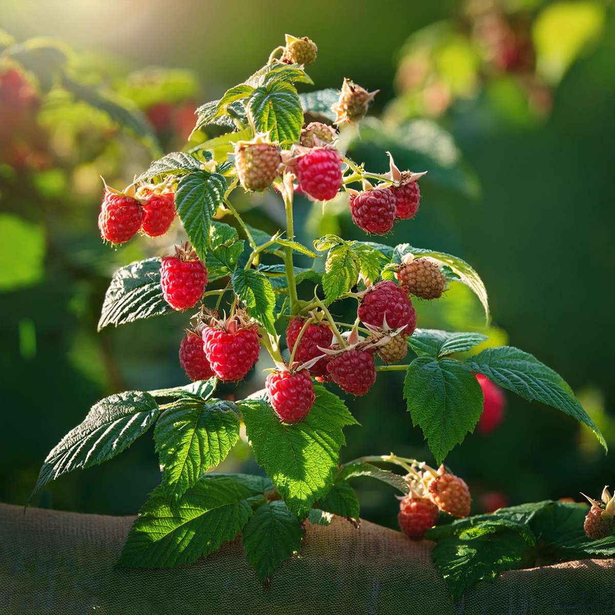 Rubus idaeus 'Malling Promise' - 2er-Set - Himbeere