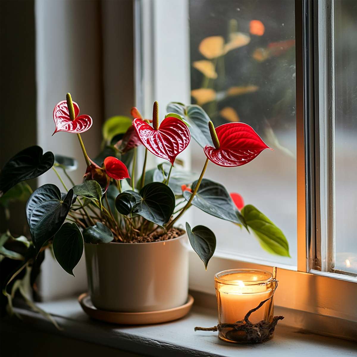 Anthurium 'Madural Red' - Flamingopflanze