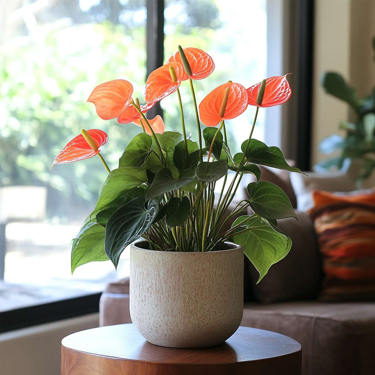 Anthurium 'Madural Orange' - Flamingopflanze