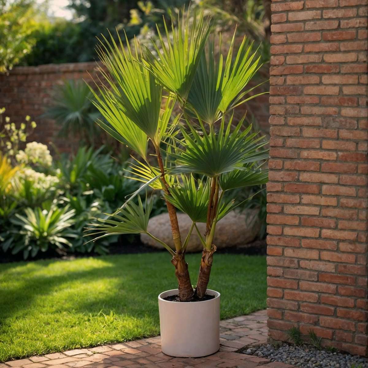 Outdoorpalmen - 3er-Mix - Gartenpalmen