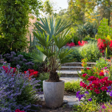 Trachycarpus Fortunei - 4er-Set - Fächerpalme