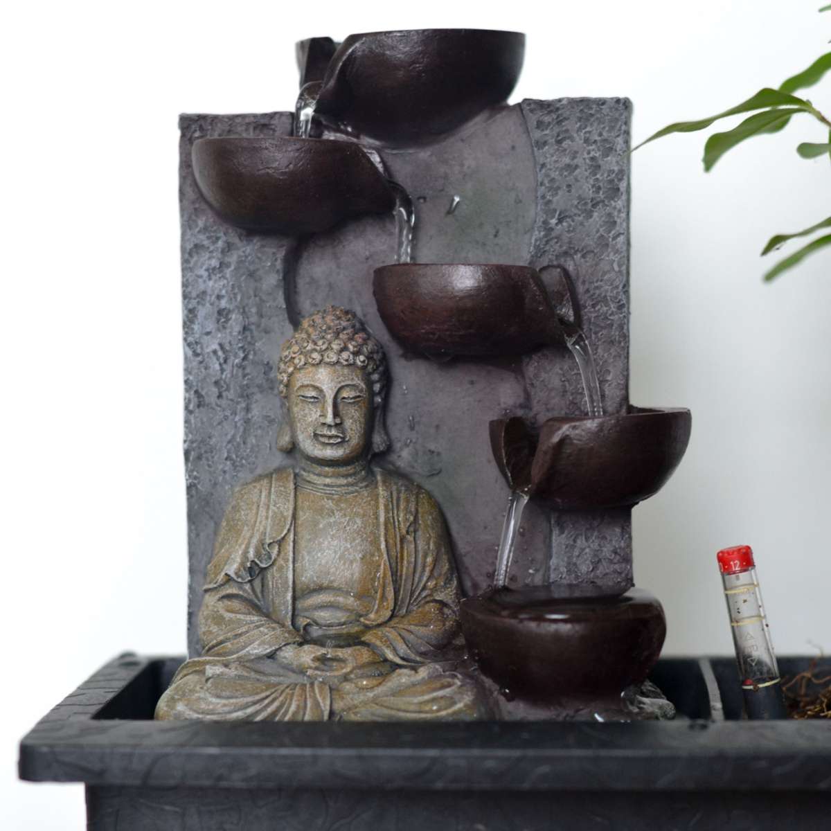 Bonsai-Baum mit Wassersystem - 2 Stück - Buddha