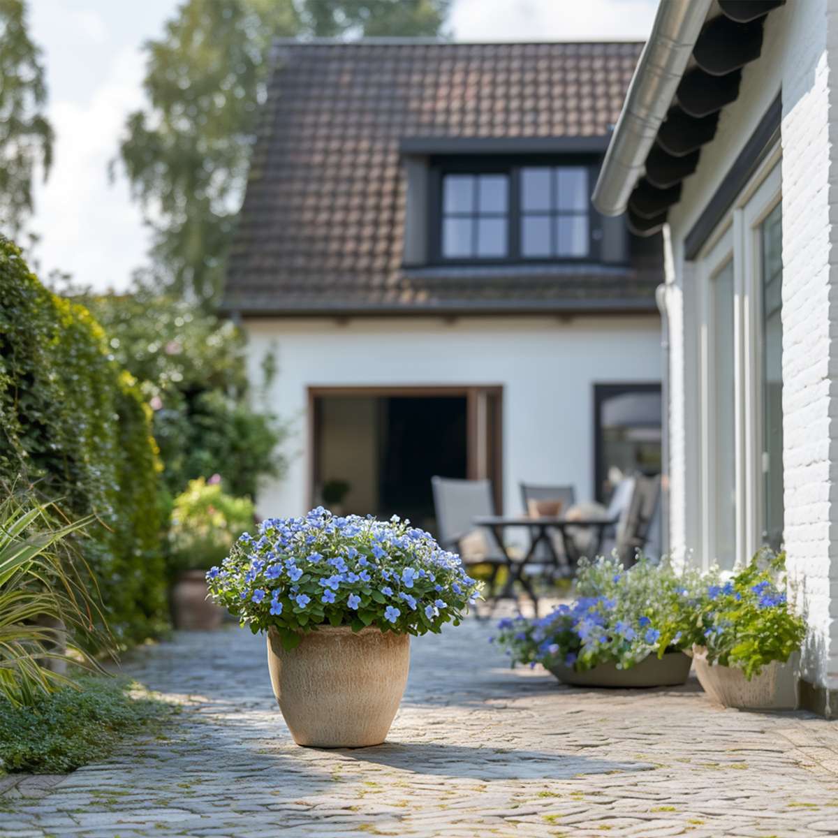 Plumbago auriculata 'Mannentrouw' - Set van 6