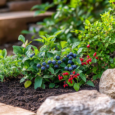 Superfruit - 3 Fruitbomen - Bosbes, Veenbes, Goji