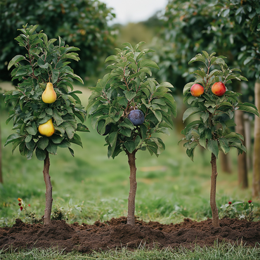 Obstbäume - 6er-Mix - Apfel, Birne