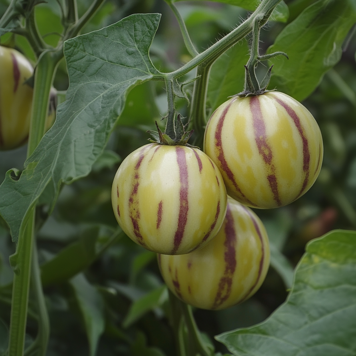 Solanum 'Pepino gold' - Set van 3 - Meloenpeer