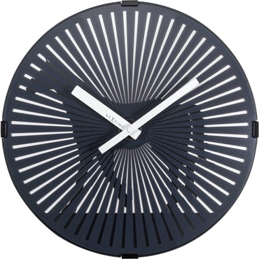 NeXtime Clocks plastic wall clock featuring a 30cm walking horse design with motion elements.