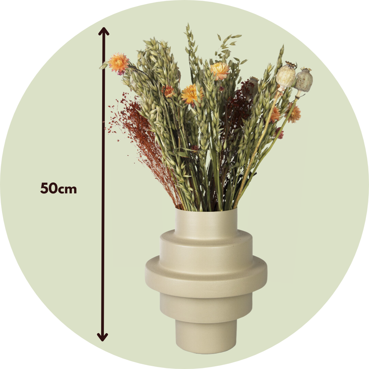 Blumenstrauß „Marokkanische Nächte“ – Trockenblumen
