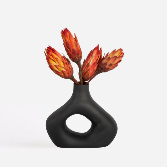 Strauß 'Protea Pendula Red' - 5 Stück - Trockenblumen