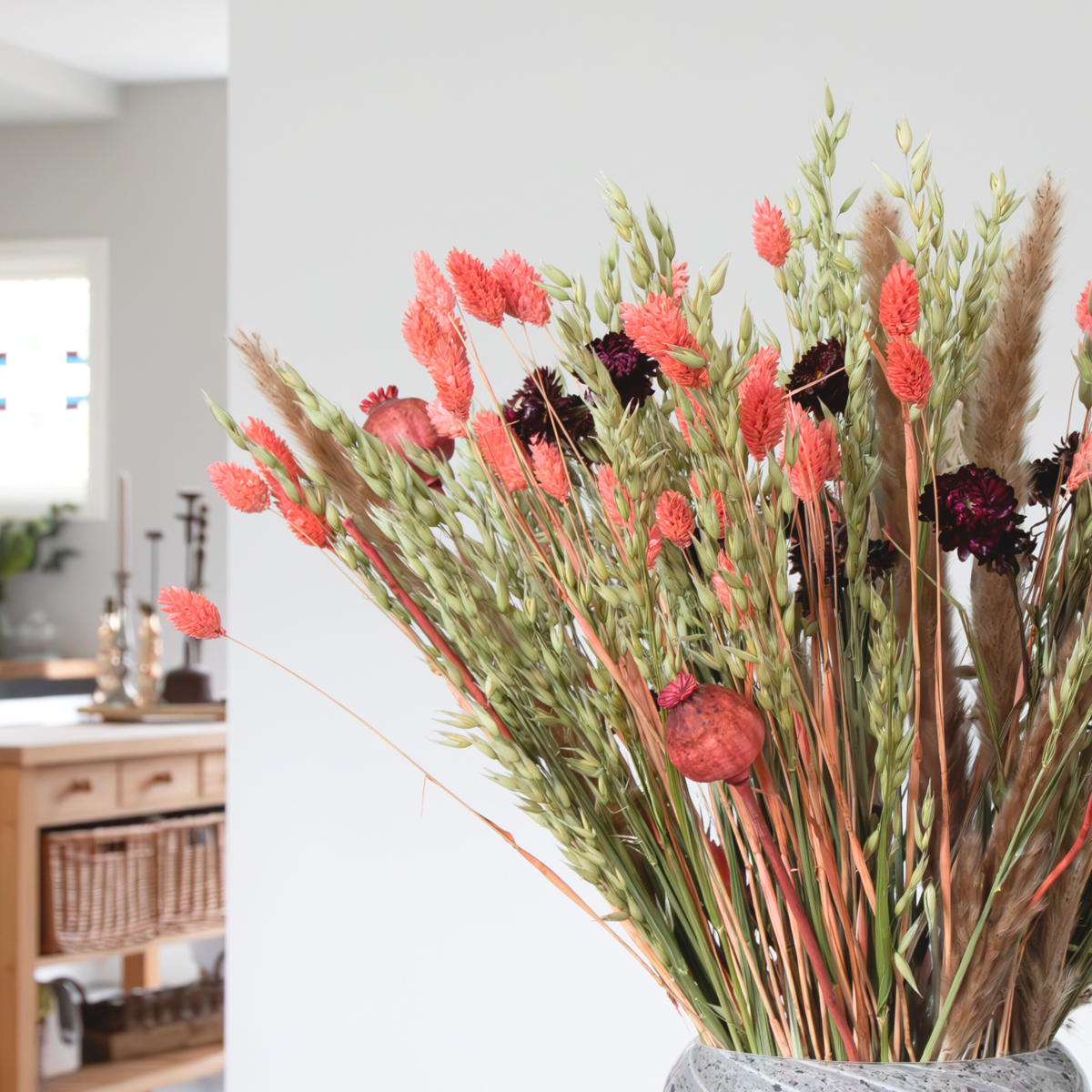 Blumenstrauß 'Große Zoey' - Trockenblumen