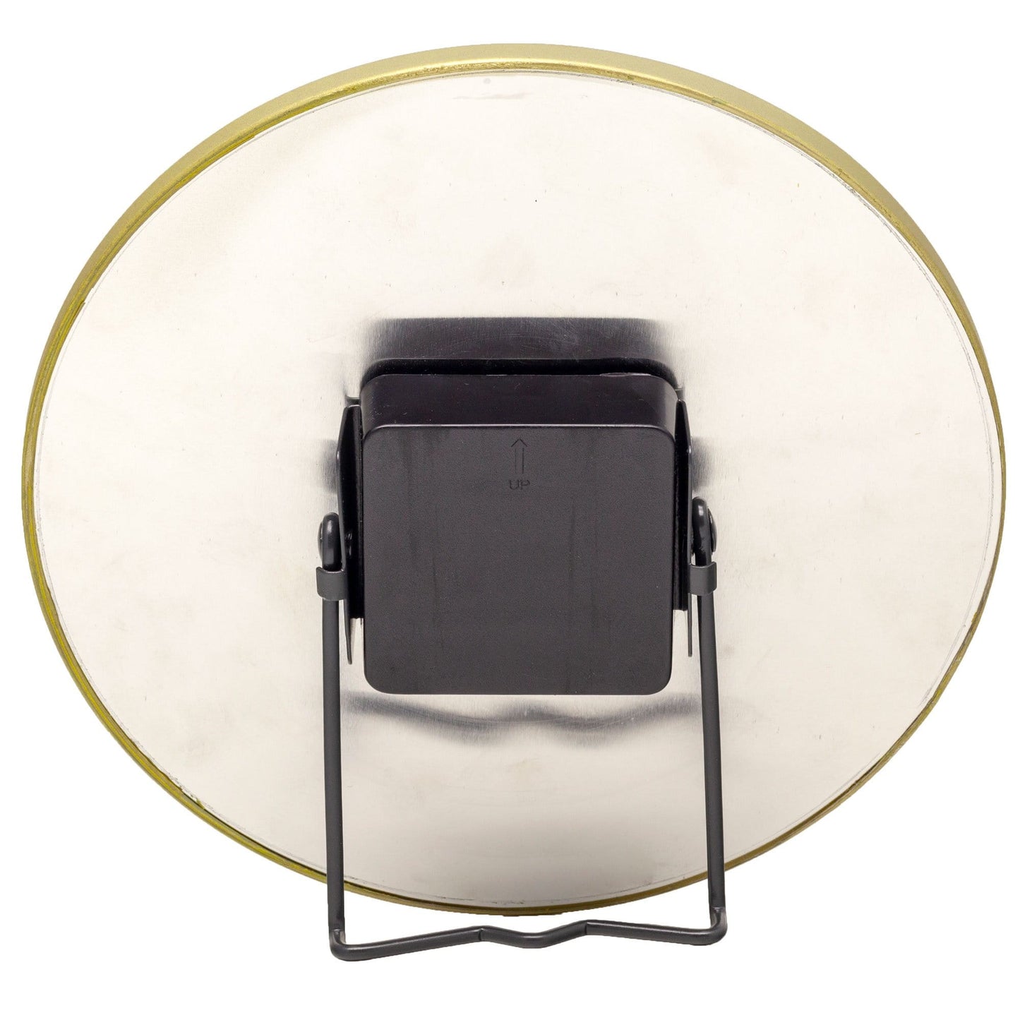NeXtime Clocks marble design table clock with glass and metal, 20 cm diameter, suitable for wall or table display.