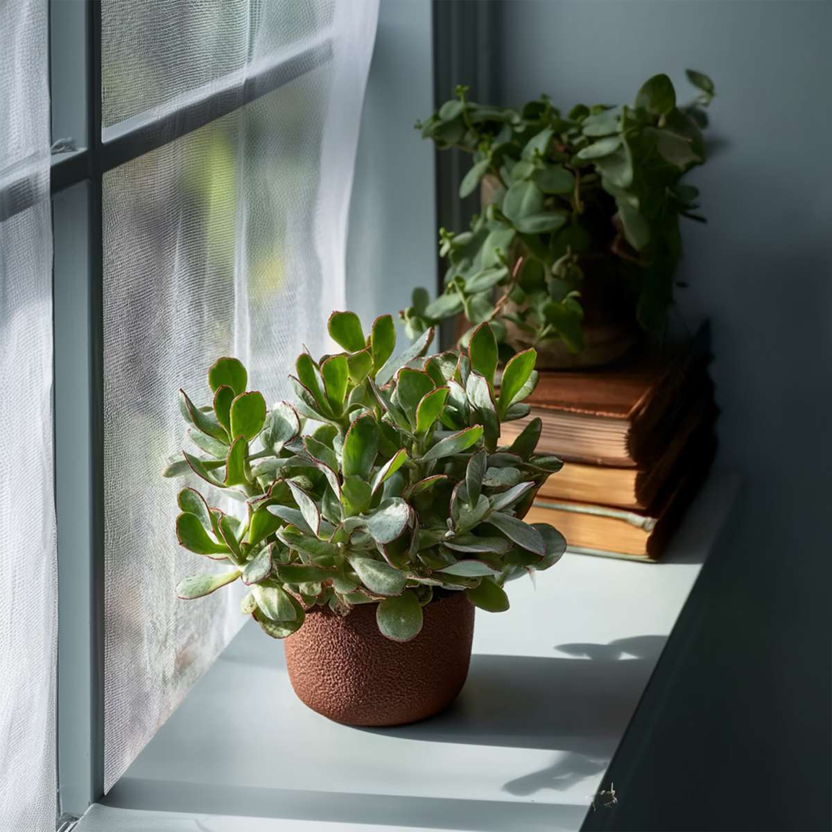 Jadepflanze - Crassula arborescens 'Curly' - 2er-Set