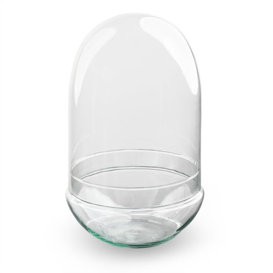 Egg XL Glass bulb - Bell jar - Closed terrarium ↑ 30 cm - Model: Egg XL - Glass Bottle garden