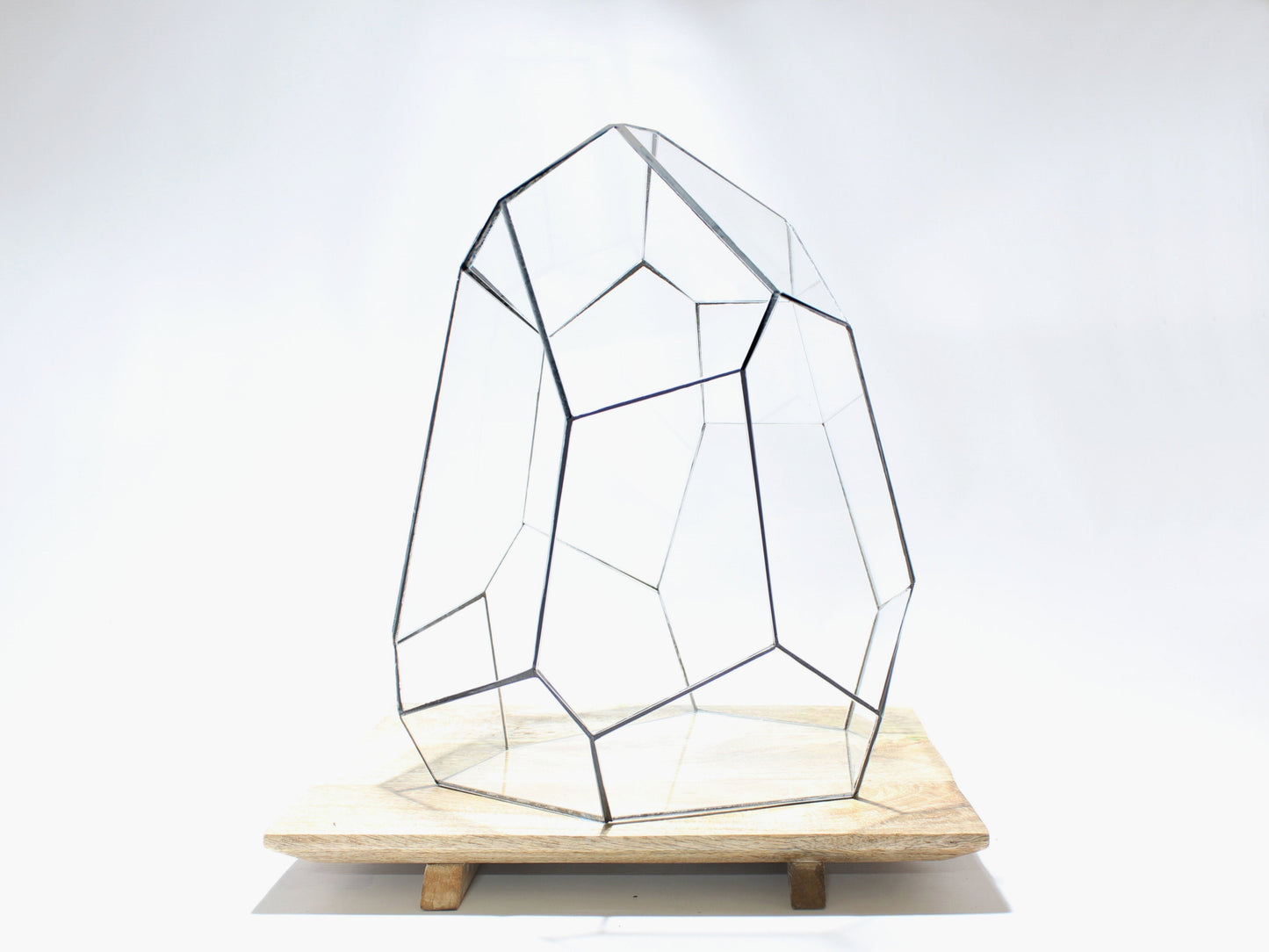 Geometrisches Terrarium – Stellar – Vivarium – 27 x 27 x 36 cm – Wasserdicht – Glas