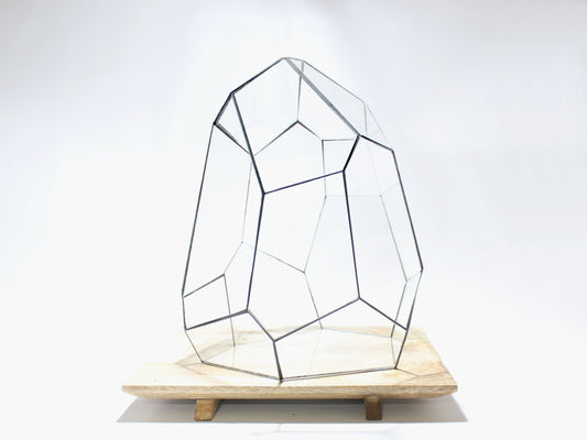 Geometrisches Terrarium – Stellar – Vivarium – 27 x 27 x 36 cm – Wasserdicht – Glas