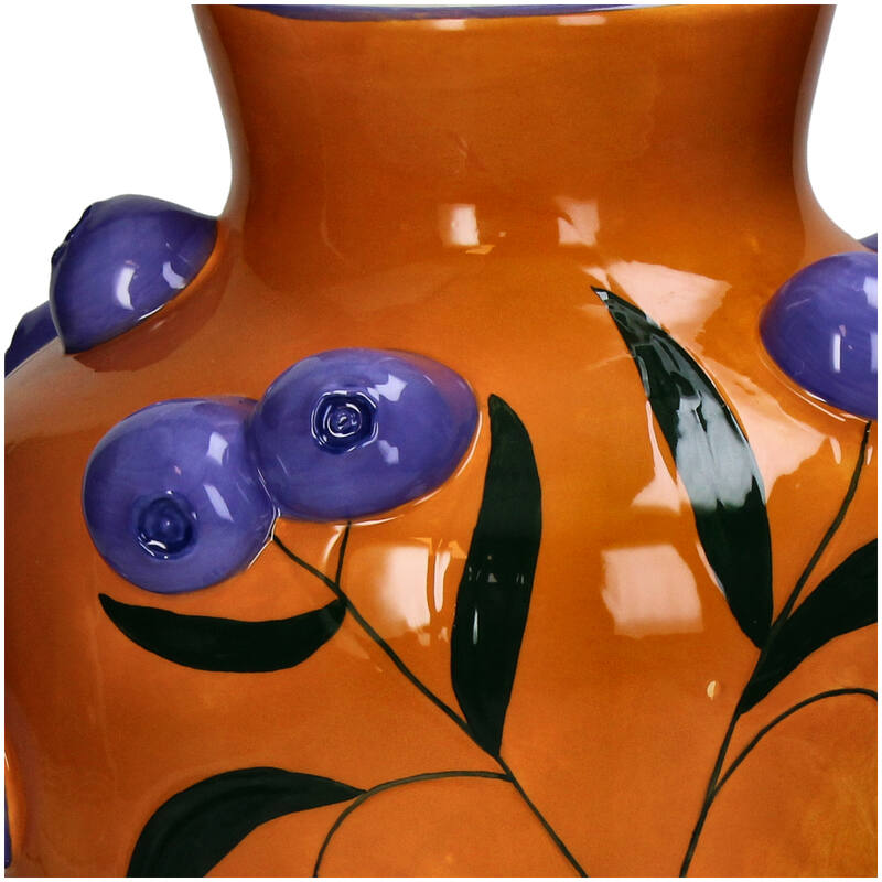 Vase „Heidelbeere“ aus Dolomit – 30 cm