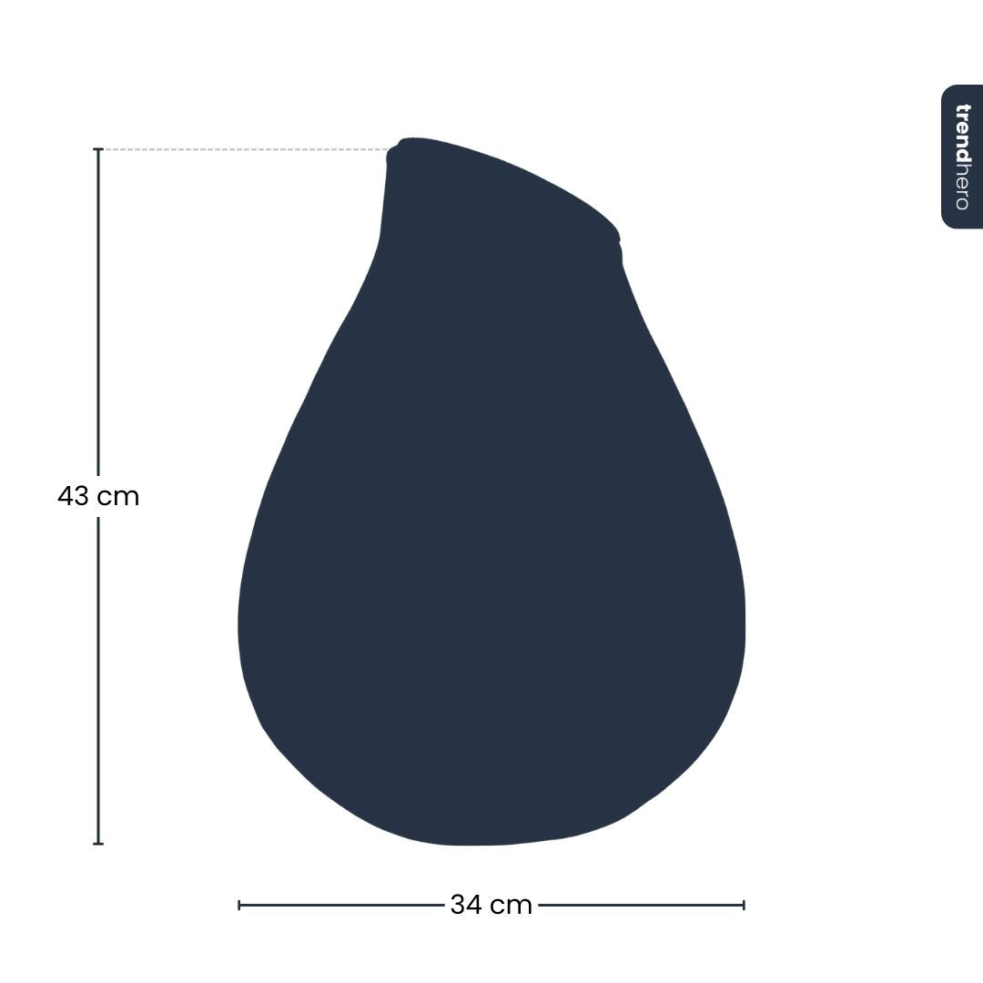Terrariumflasche „Drop XXL“ mit Korken – Geschlossenes Terrarium Ø 34 cm ↑ 43 cm