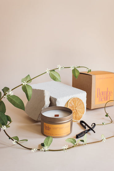 Champagne Toast Candle