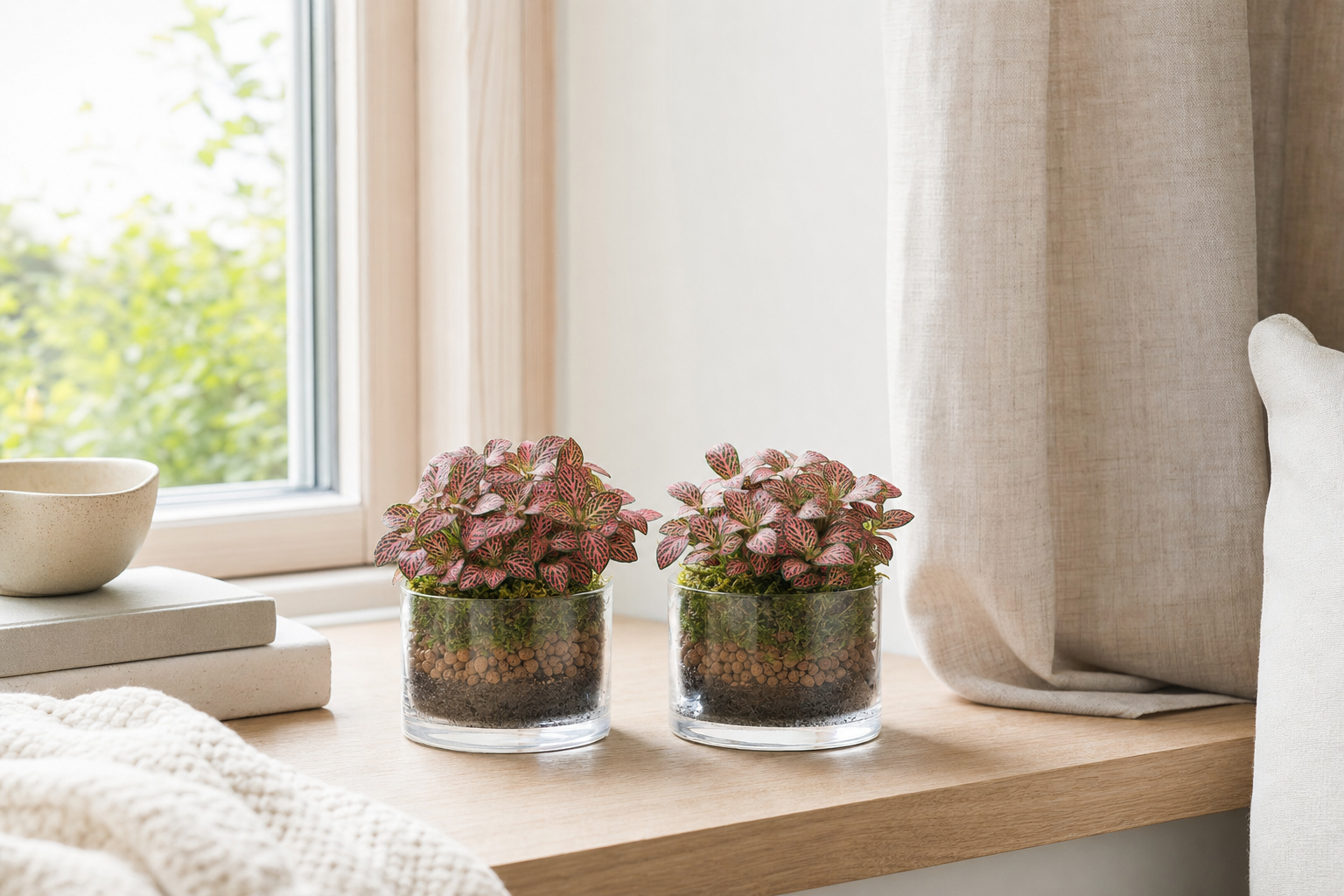 2x Fittonia Pink Tiger - Terrariumplant - Terrarium | Florazo hero