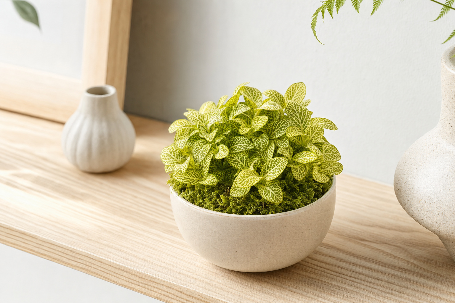 Florazo Fittonia Joly Lemon - lifestyle image