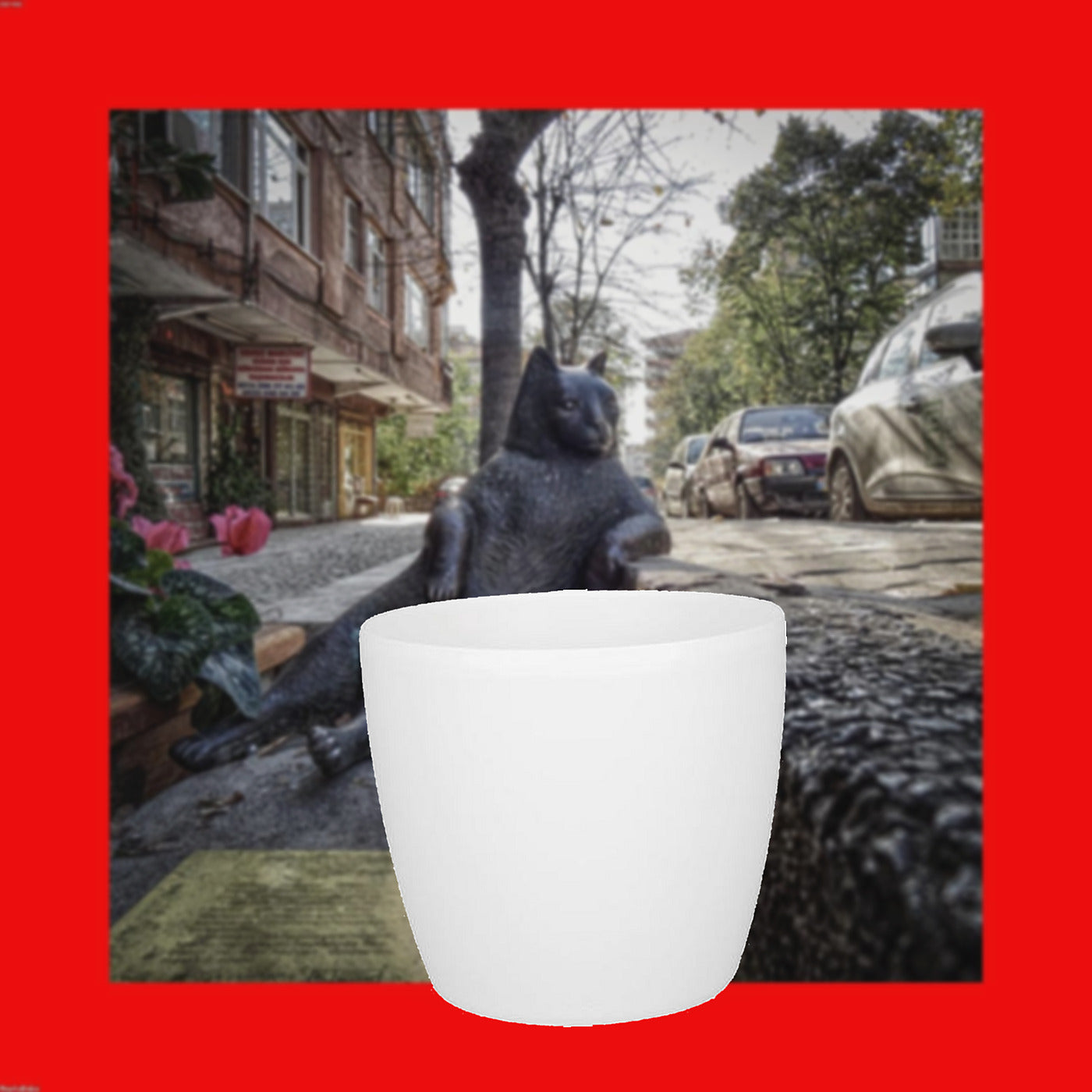 Florazo extra product image 3 for ELHO Brussels rond 25cm wit - Bloempot | Florazo