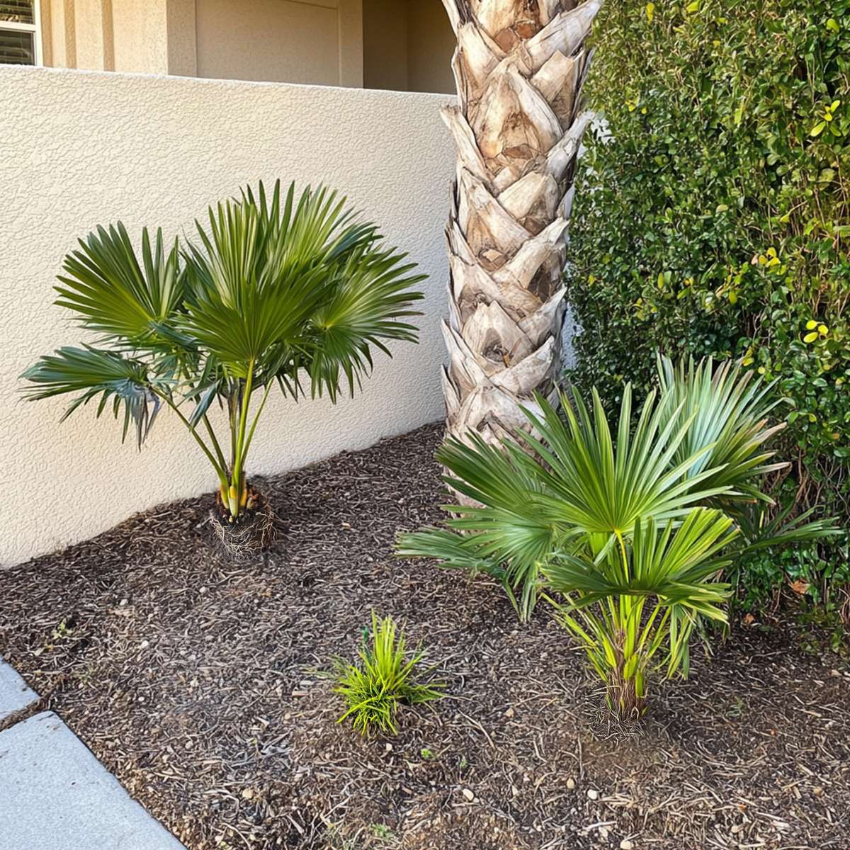 Chamaerops humilis - Set van 2 - Europese dwergpalm