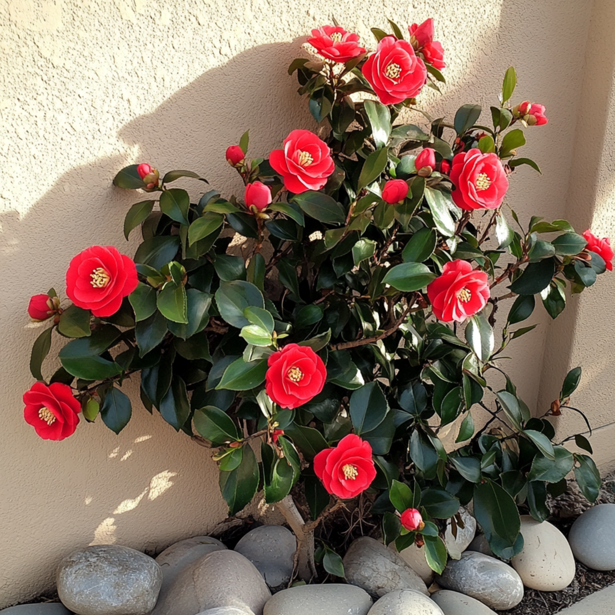Camellia japonica „Lady Campbell“ – 2er-Set – Rosa