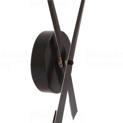 NeXtime Clocks wall clock with a 70 cm aluminum face and stylish hands, showcasing modern design and clear time display.