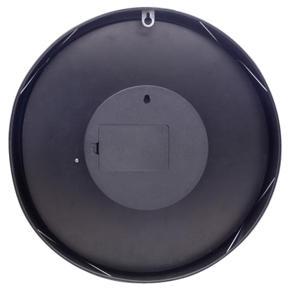 Moderne Zahnraduhr mit beweglichen Zahnrädern - 36 cm - Metall/Glas