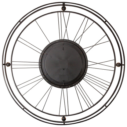 Römische Zahnraduhr XXL - 90,5 cm - Metall - Römische Zahnraduhr