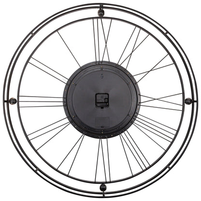 Römische Zahnraduhr XXL - 90,5 cm - Metall - Römische Zahnraduhr