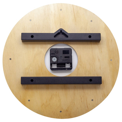 Japanische Design-Wanduhr – Beton/Holz – 30 cm – Taimingu