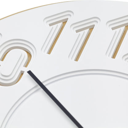 Japanische Design-Wanduhr – Beton/Holz – 30 cm – Taimingu