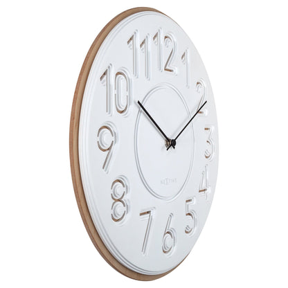 Japanische Design-Wanduhr – Beton/Holz – 30 cm – Taimingu