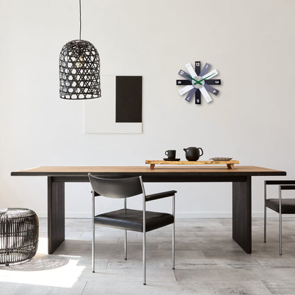 NeXtime Clocks 40cm silent wall clock with acrylic and metal frame, featuring a modern Plexi design for stylish interior decor.