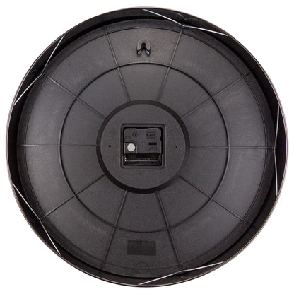 Wanduhr 40 cm - Geräuschlos - Metall - "Reflexion" 