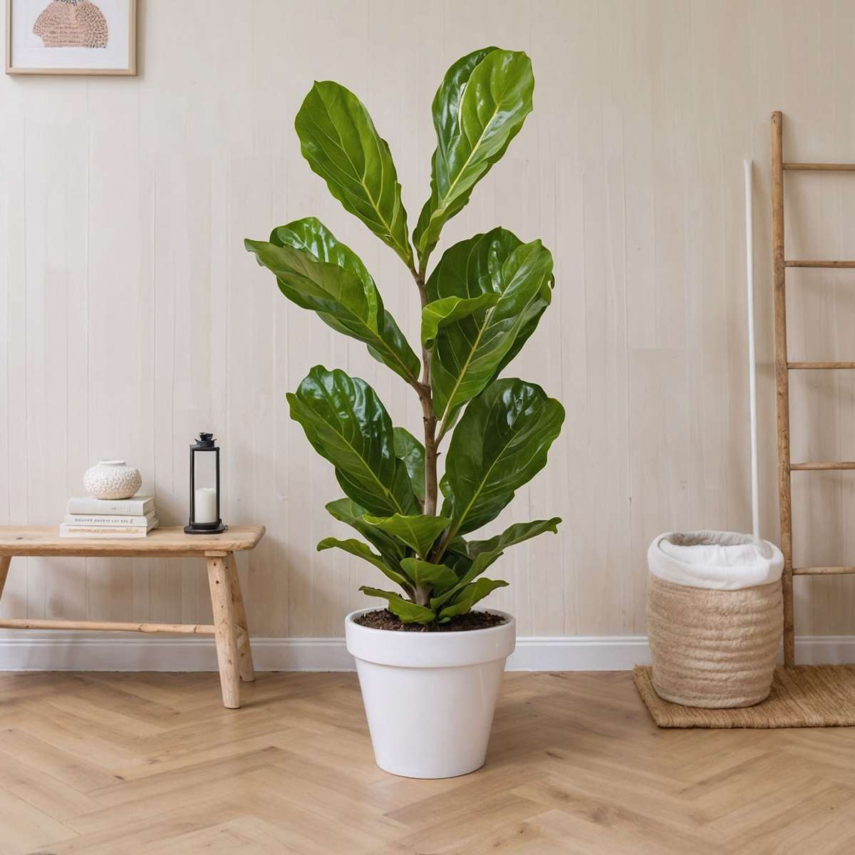 Ficus Lyrata - 2er-Set - Geigenblattpflanze