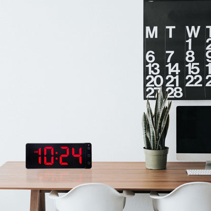 Tisch-/Wanduhr 27,2 x 10,8 x 3 cm - LED - ABS - NeXtime 'Digitaluhr'