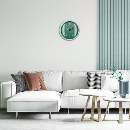 NeXtime Golden Hour wall clock, 30.5cm, silent ABS design with a modern gold-toned face and minimalist style.