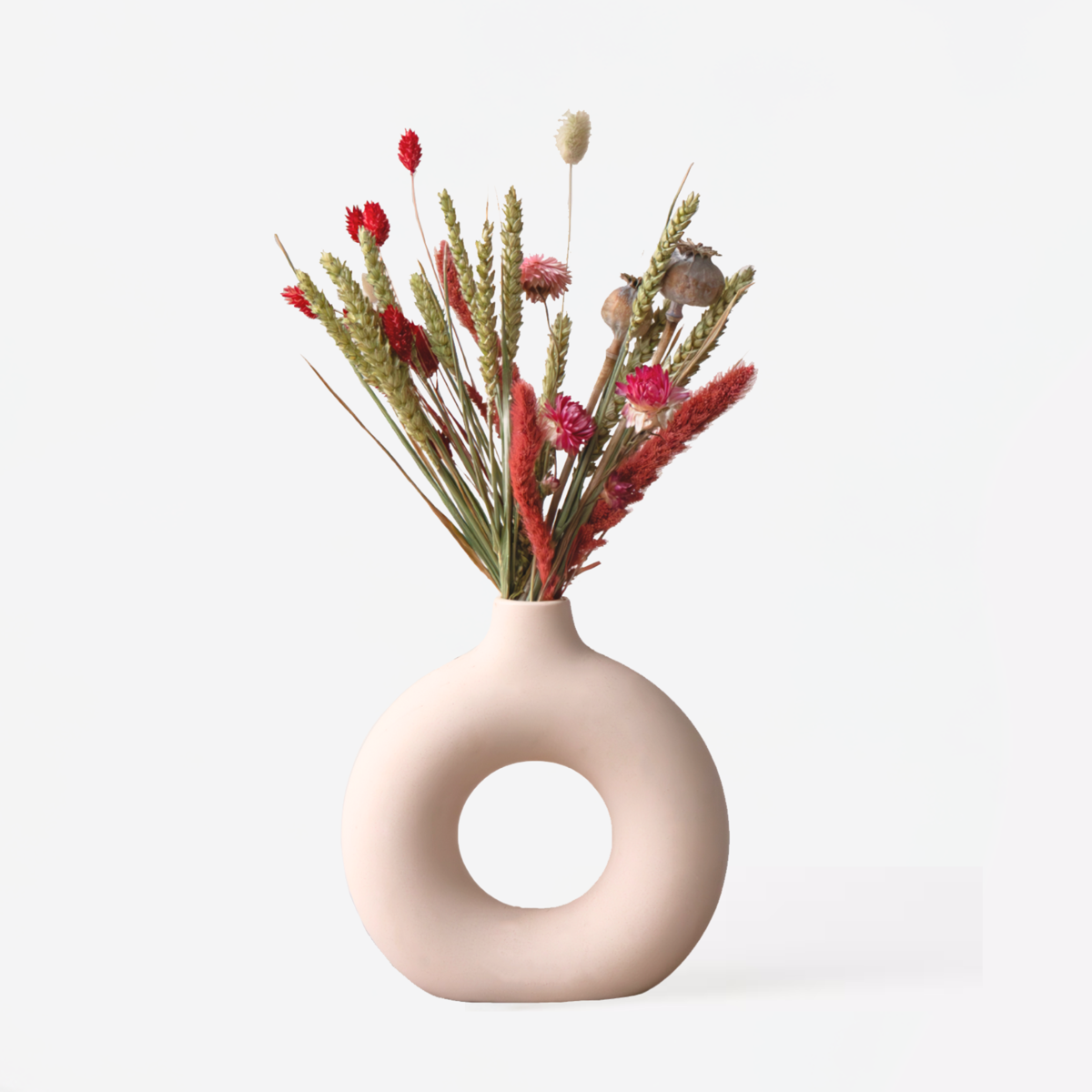 Blumenstrauß 'Pink Cocktail' - Trockenblumen