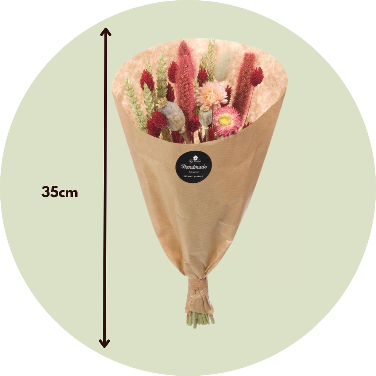Blumenstrauß 'Pink Cocktail' - Trockenblumen