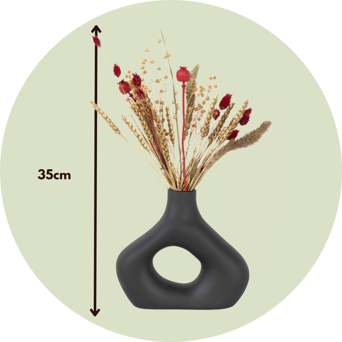 Strauß 'Winter Glamour' - Trockenblumen