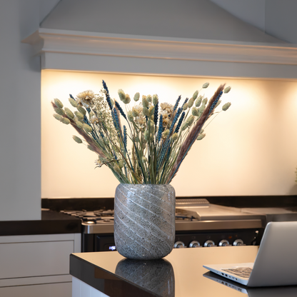 Blumenstrauß 'Trendy Cool' - Trockenblumen