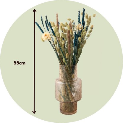 Blumenstrauß 'Trendy Cool' - Trockenblumen