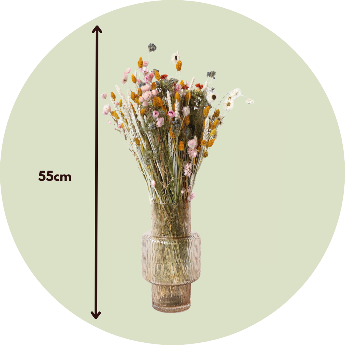 Blumenstrauß 'Große Patrice' - Trockenblumen