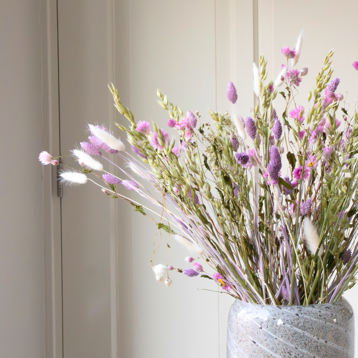 Blumenstrauß „Pastellpalette“ – Trockenblumen