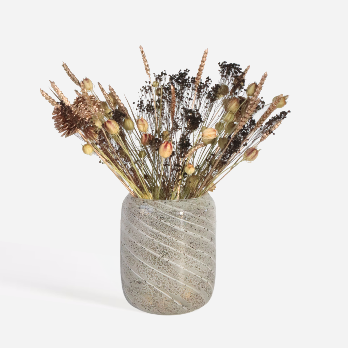 Blumenstrauß 'Loose Fit Drummer' - Trockenblumen