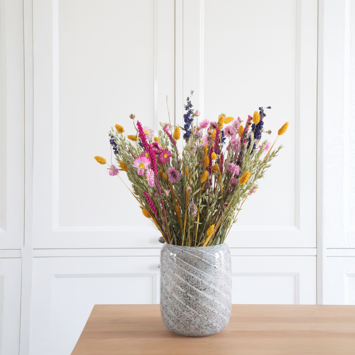 Blumenstrauß 'Trendy Vibrant' - Trockenblumen