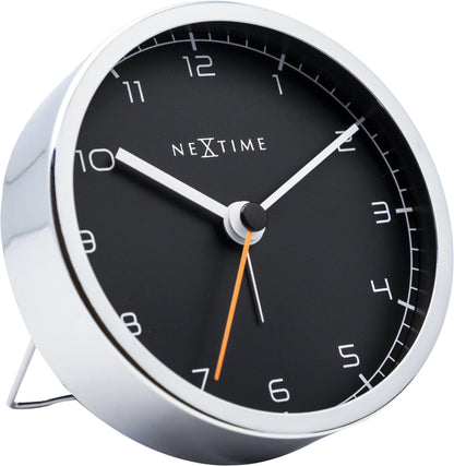 Wecker – 9 x 9 x 7,5 cm – Metall – „Firmenwecker“