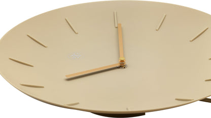 NeXtime Clocks wall clock with 30 cm plastic 'Bowl' design, featuring a modern round shape and minimalist style.